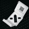 Amalu Music Earplugs inside white box on black background